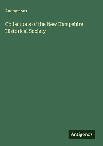 Collections of the New Hampshire Historical Society