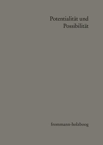 Potentialität und Possibilität