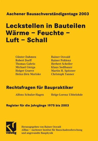 Aachener Bausachverständigentage 2003