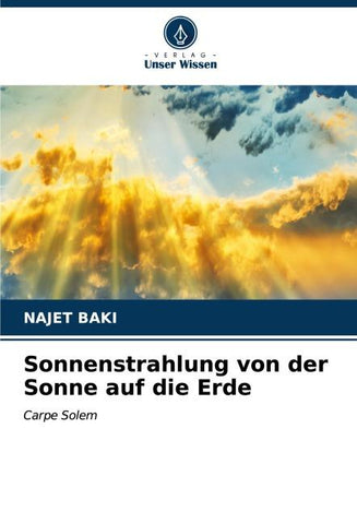 Sonnenstrahlung von der Sonne auf die Erde