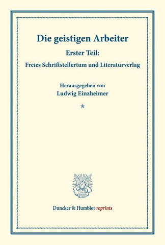 Die geistigen Arbeiter.