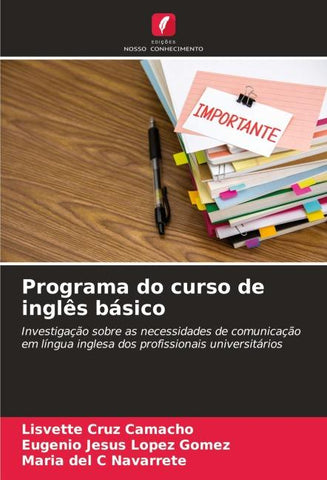 Programa do curso de inglês básico
