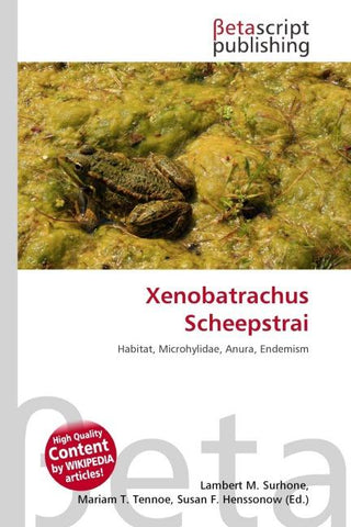 Xenobatrachus Scheepstrai