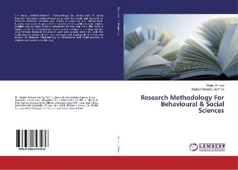 Research Methodology For Behavioural & Social Sciences