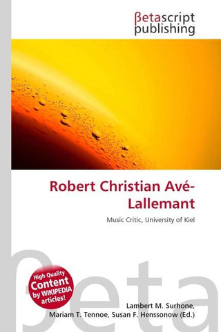 Robert Christian Avé-Lallemant