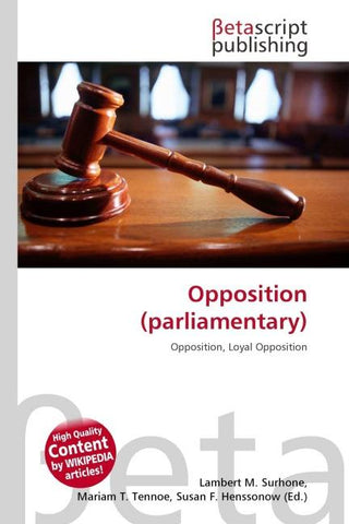 Opposition (parliamentary)