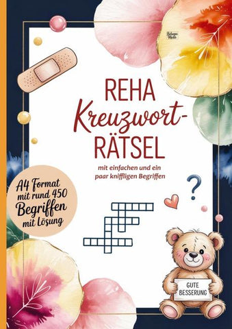 REHA Kreuzworträtsel mit einfachen und ein paar kniffligen Begriffen
