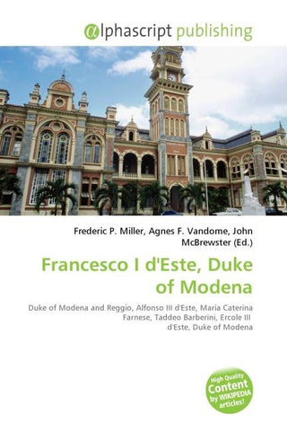 Francesco I d'Este, Duke of Modena