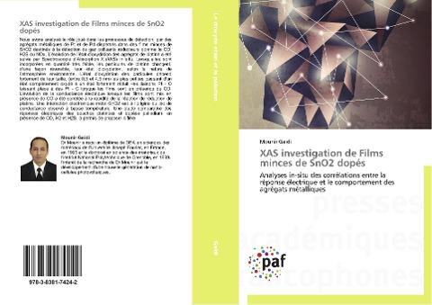XAS investigation de Films minces de SnO2 dopés