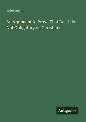 An Argument to Prove That Death is Not Obligatory on Christians