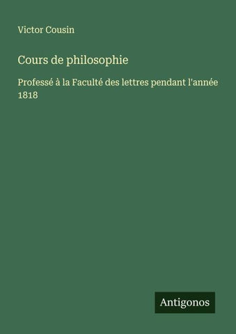 Cours de philosophie
