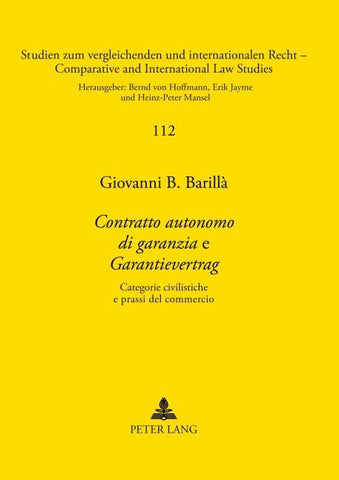 «Contratto autonomo di garanzia» e «Garantievertrag»
