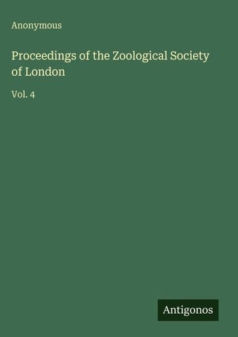 Proceedings of the Zoological Society of London