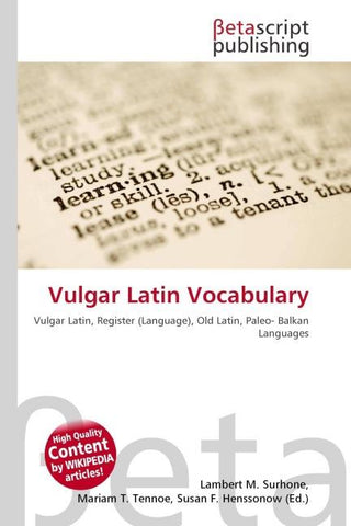 Vulgar Latin Vocabulary
