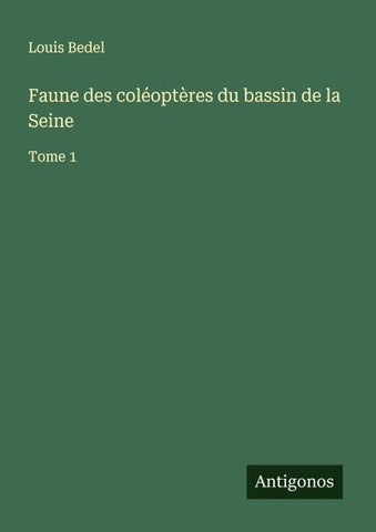 Faune des coléoptères du bassin de la Seine