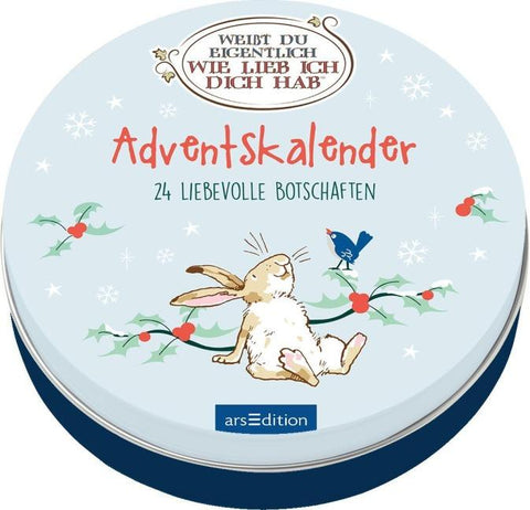 Adventskalender in der Dose. Weißt du eigentlich, wie lieb ich dich hab?