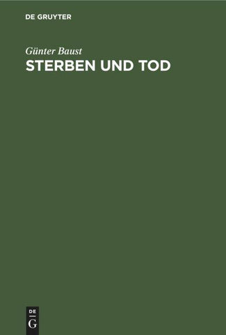 Sterben und Tod
