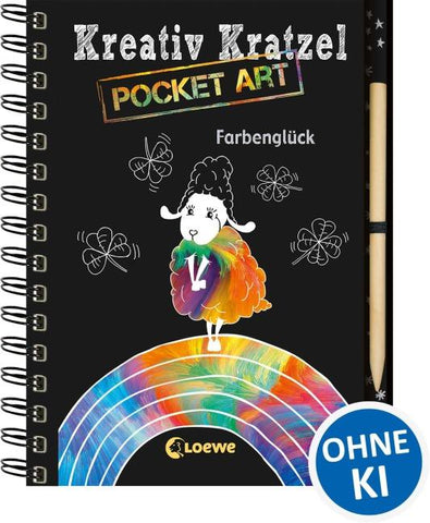 Kreativ-Kratzel Pocket Art: Farbenglück