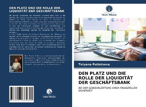 DEN PLATZ UND DIE ROLLE DER LIQUIDITÄT DER GESCHÄFTSBANK