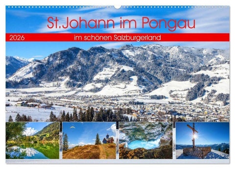 St.Johann im Pongau (Wandkalender 2026 DIN A2 quer), CALVENDO Monatskalender