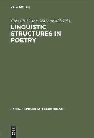 Linguistic Structures in Poetry