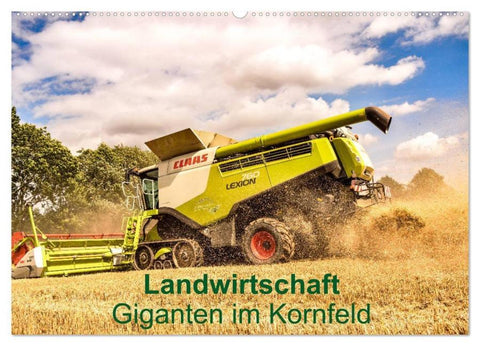Landwirtschaft - Giganten im Kornfeld (Wandkalender 2026 DIN A2 quer), CALVENDO Monatskalender