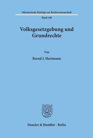Volksgesetzgebung und Grundrechte.