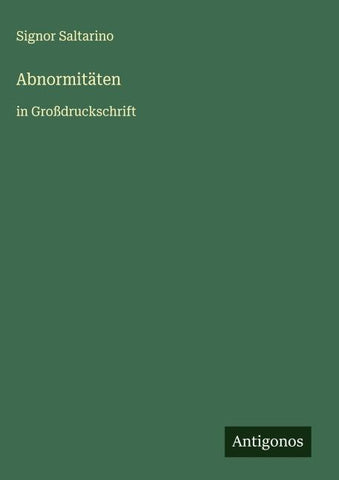 Abnormitäten