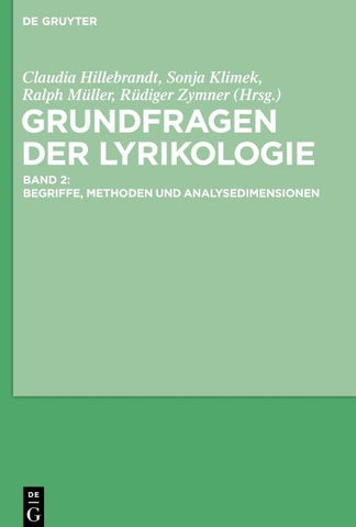 Grundfragen der Lyrikologie 2