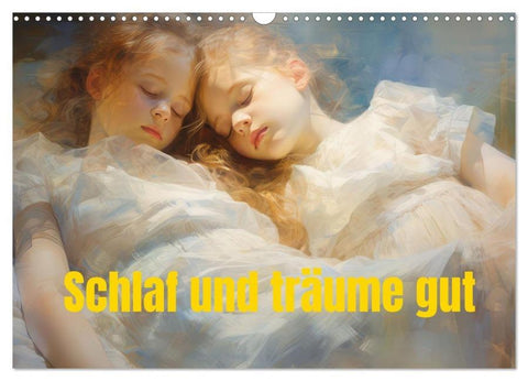 Schlaf und träume gut (Wandkalender 2026 DIN A3 quer), CALVENDO Monatskalender