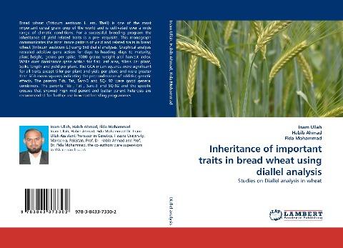 Inheritance of important traits in bread wheat using diallel analysis