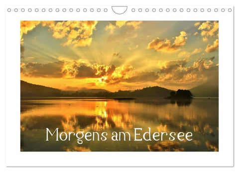 Morgens am Edersee (Wandkalender 2026 DIN A4 quer), CALVENDO Monatskalender