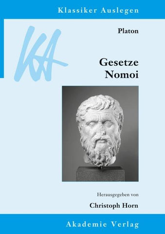 Platon: Gesetze/Nomoi