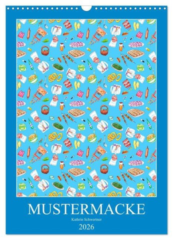 MUSTERMACKE (Wandkalender 2026 DIN A3 hoch), CALVENDO Monatskalender