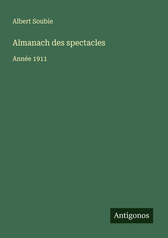 Almanach des spectacles