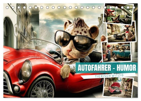 Autofahrer-Humor (Tischkalender 2027 DIN A5 quer), CALVENDO Monatskalender