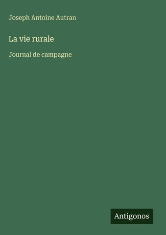 La vie rurale
