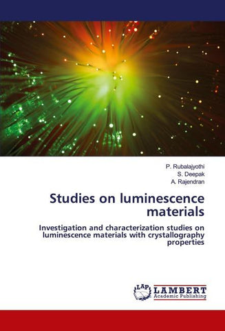Studies on luminescence materials