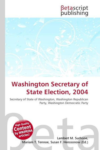 Washington Secretary of State Election, 2004