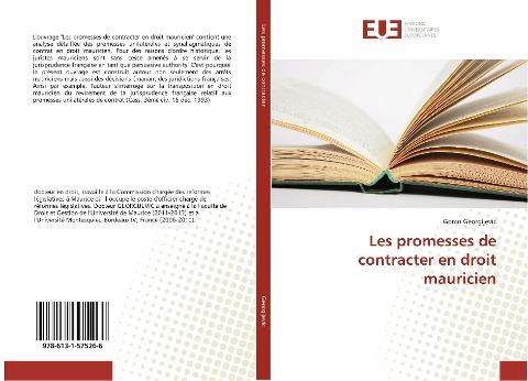 Les promesses de contracter en droit mauricien