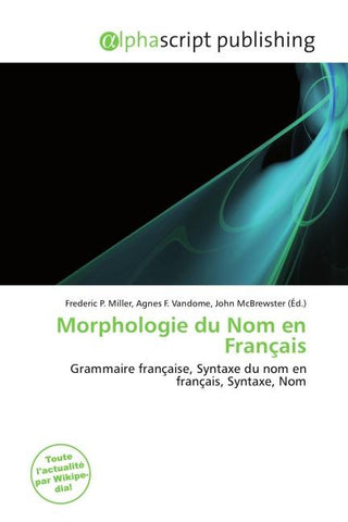 Morphologie du Nom en Français
