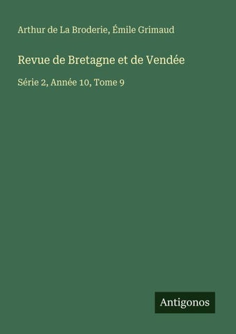 Revue de Bretagne et de Vendée