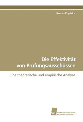 Die Effektivität von Prüfungsausschüssen
