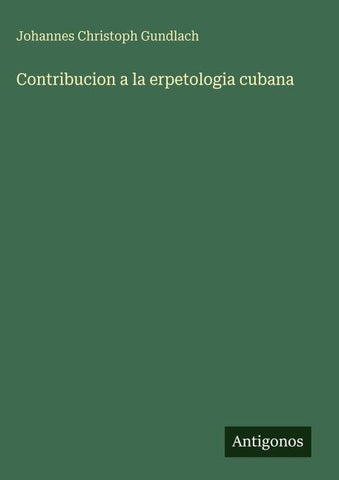 Contribucion a la erpetologia cubana