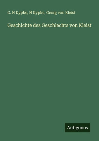 Geschichte des Geschlechts von Kleist