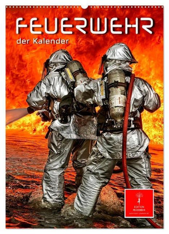 Feuerwehr - der Kalender (Wandkalender 2026 DIN A2 hoch), CALVENDO Monatskalender