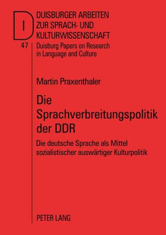 Die Sprachverbreitungspolitik der DDR
