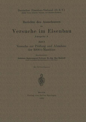 Berichte des Ausschusses für Versuche im Eisenbau