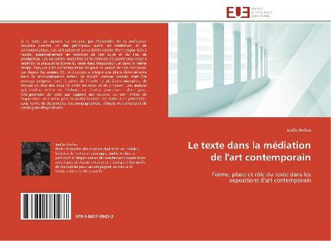 Le texte dans la médiation de l'art contemporain