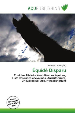 Équidé Disparu